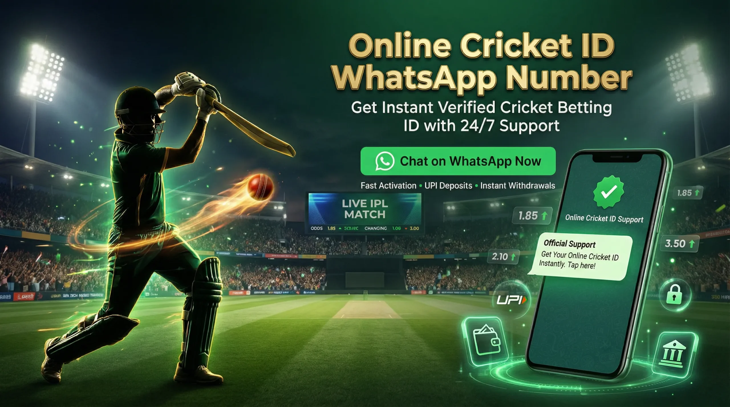 Online Cricket ID WhatsApp Number