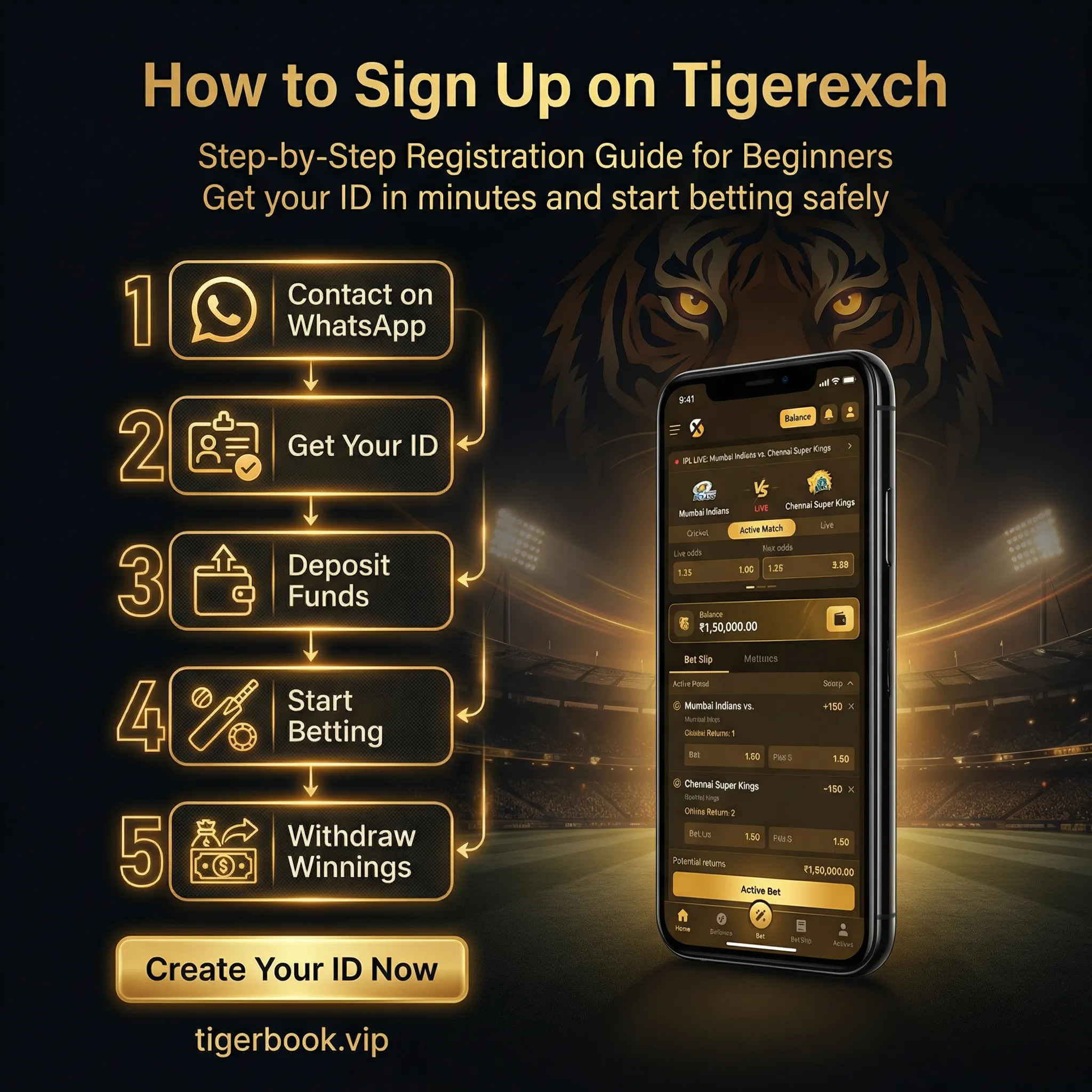 How to Sign Up on Tigerexch