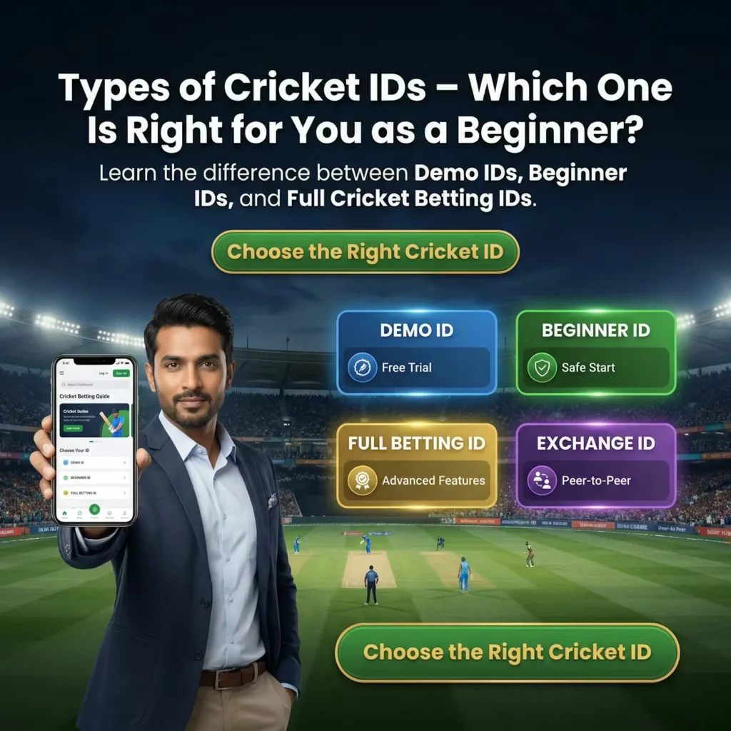Types of Cricket IDs – Which One Is Right for You as a Beginner?
